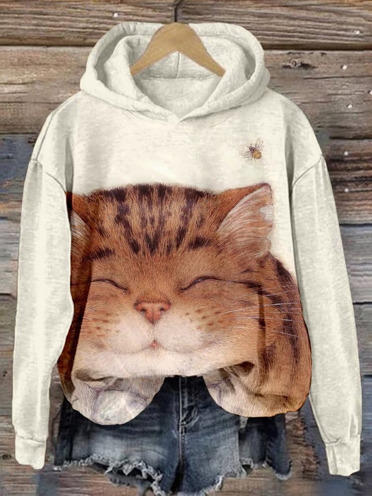 3D Digital-printed Sweatshirt For Women Loose-fitting Casual Pullover